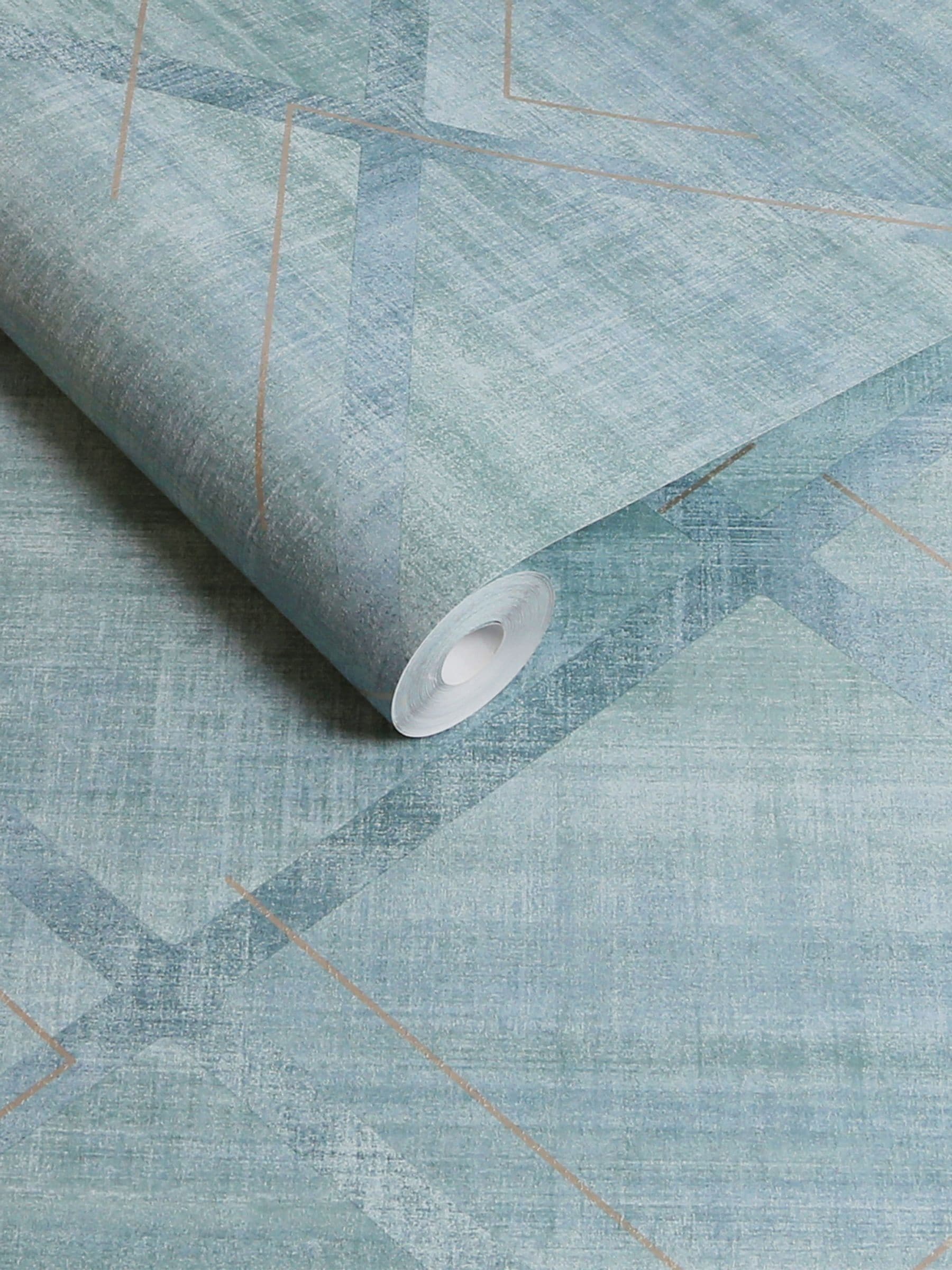Graham & Brown Lorenzo Geo Breathe wallpaper sample A4 (British brand)