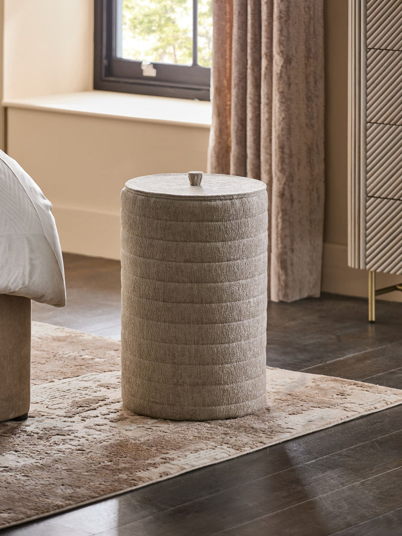 Natural Corner Laundry Hamper