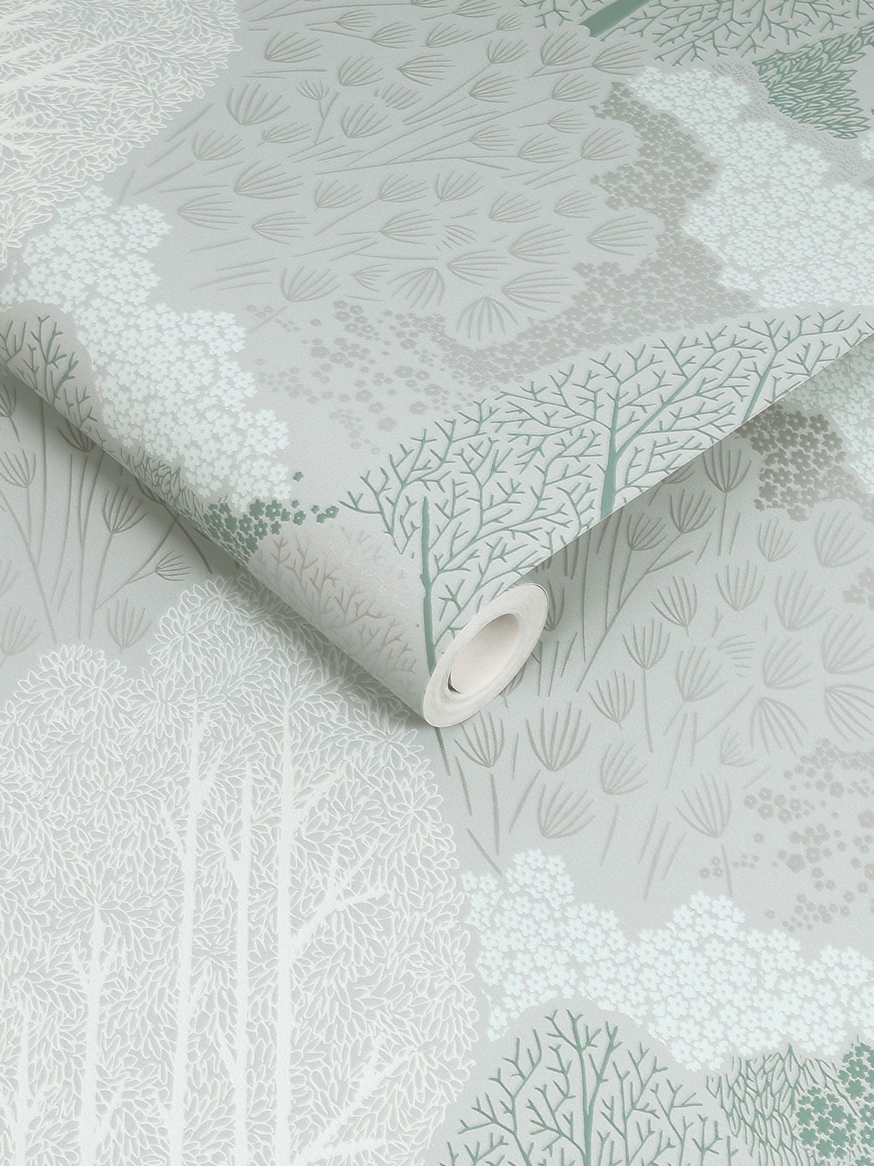 Graham & Brown grey Scandiscape wallpaper, 100% paper - British product