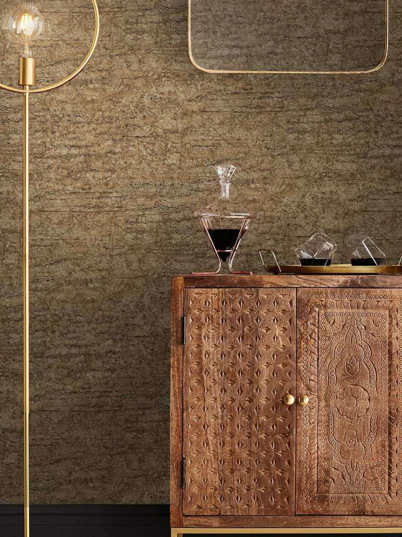 Graham Brown Gold Vincenzo wallpaper sample A4 (British brand)