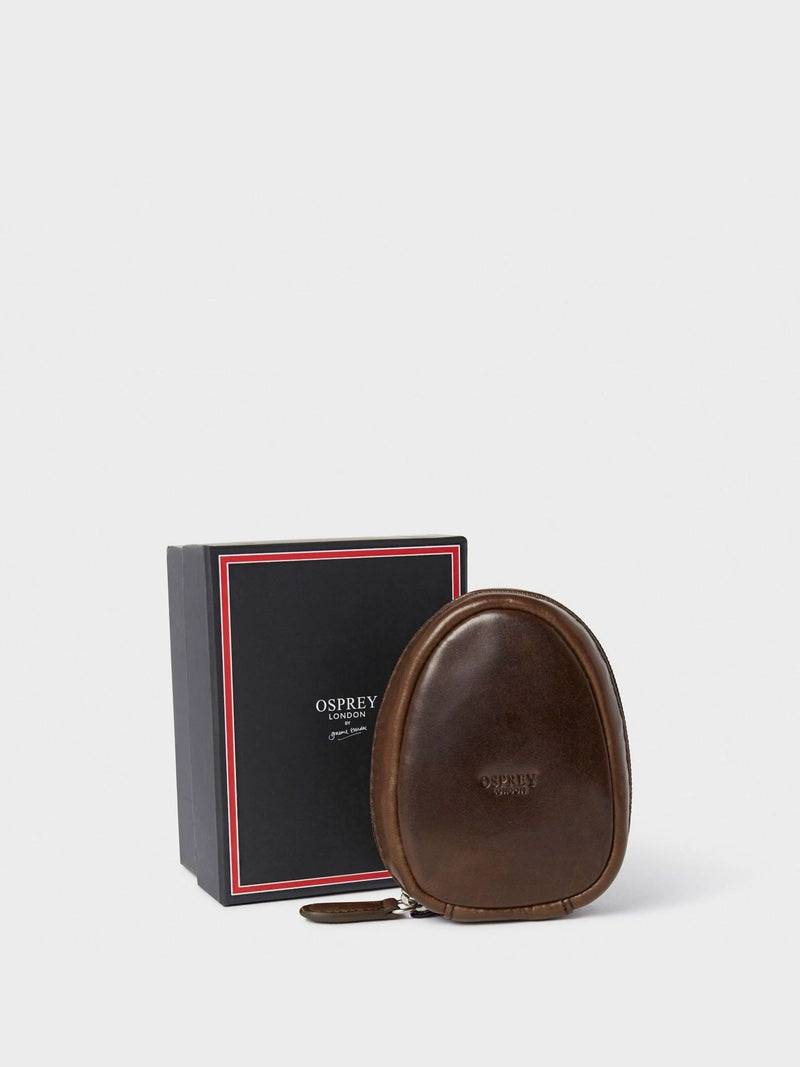 Osprey London Black Leather Charger Pouch