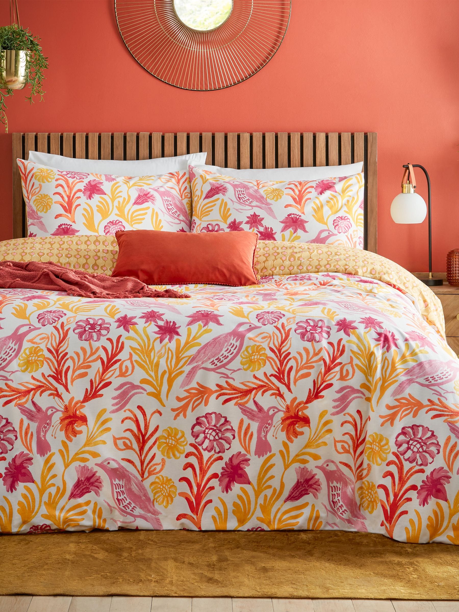 Furn Citrus Alentejo reversible duvet cover and pillowcase set - British product