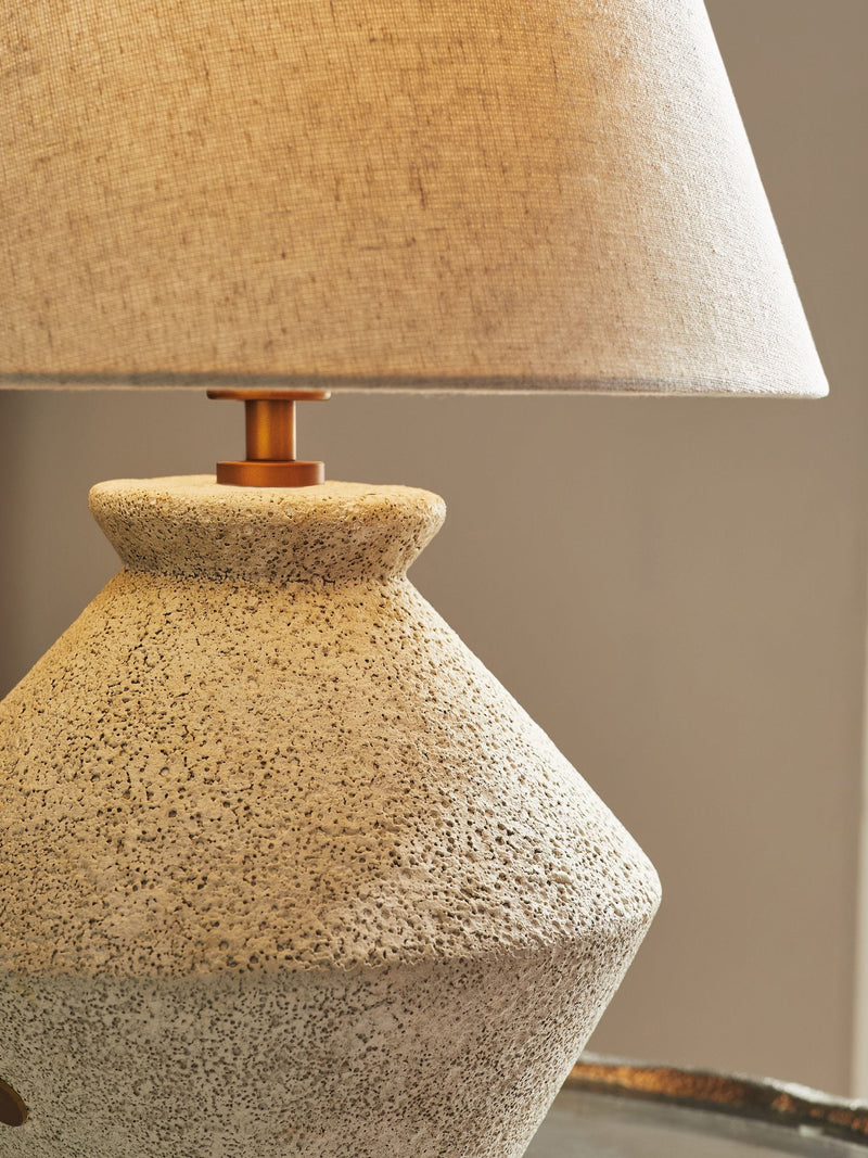 Grey Kineton large rechargeable table lamp, imported from the UK