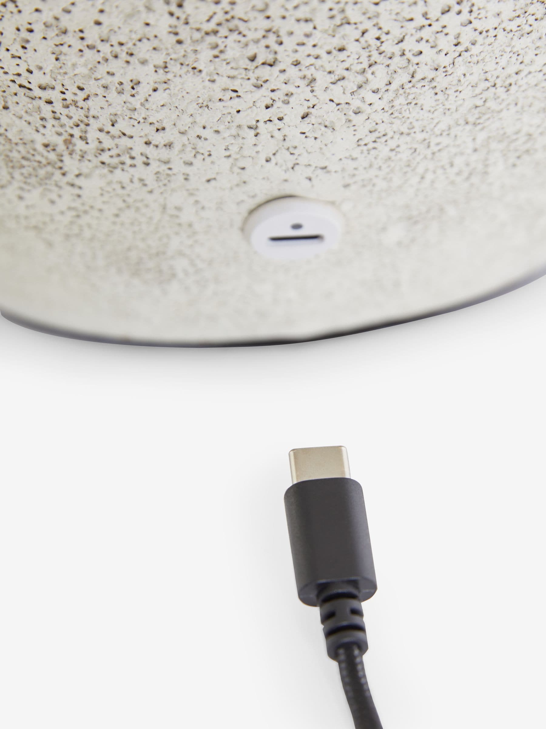 Grey Kineton large rechargeable table lamp, imported from the UK