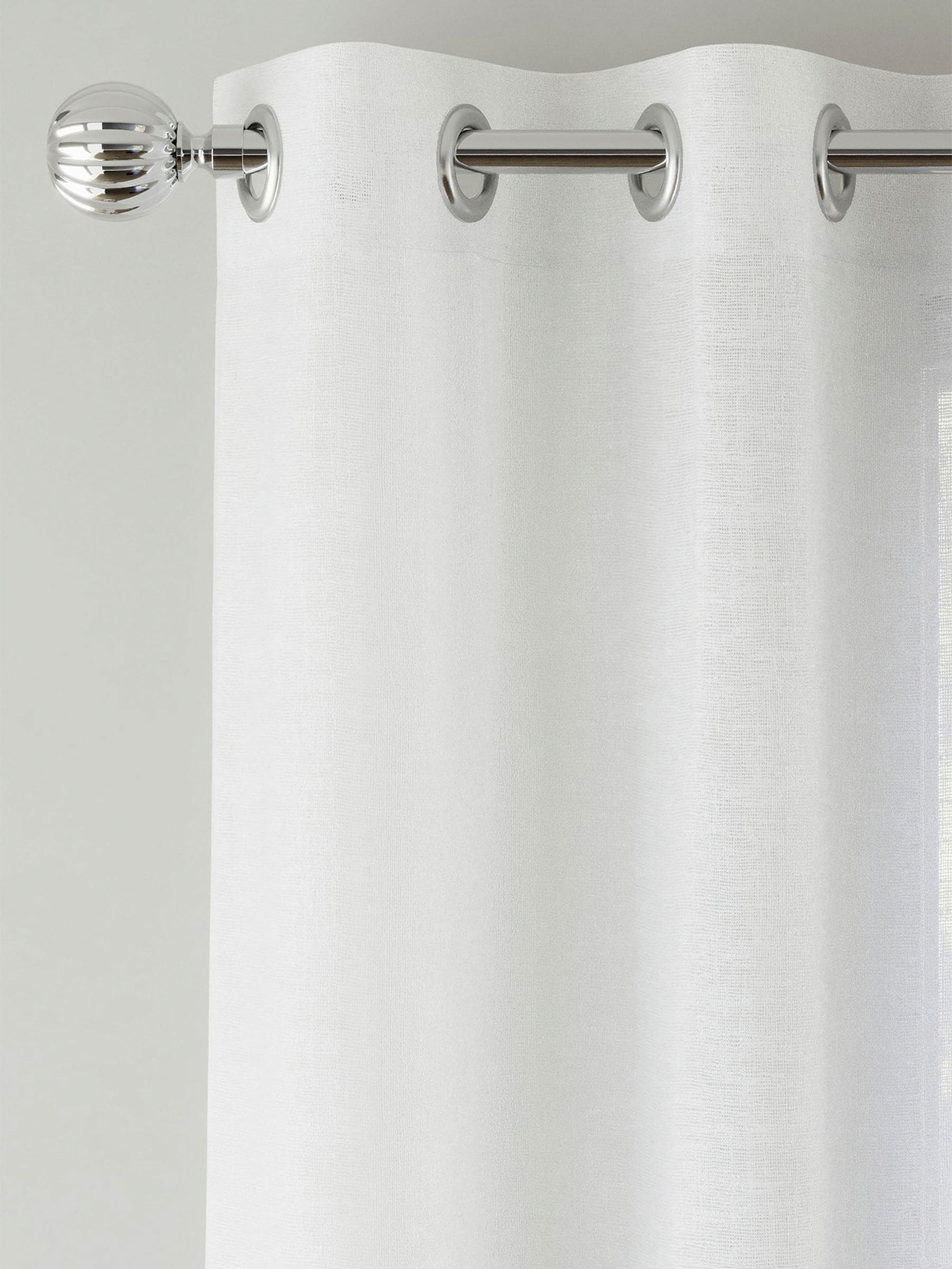 Enhanced Living White Crete Voile Panel