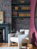 Graham & Brown wallpaper sample Midnight Cottage Garden A4 - British product
