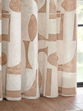 HÖEM Clay Carro abstract geometric eyelet curtains 229cm - British product