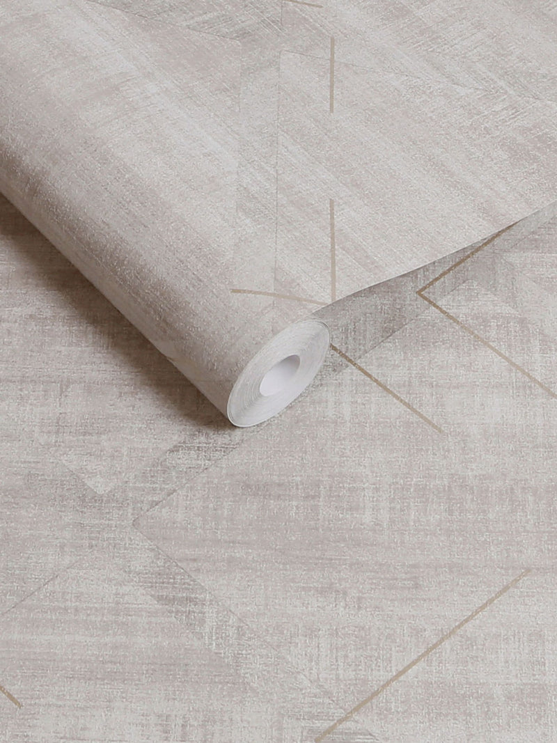 Graham & Brown Stone Lorenzo Geo A4 wallpaper sample, imported from the UK