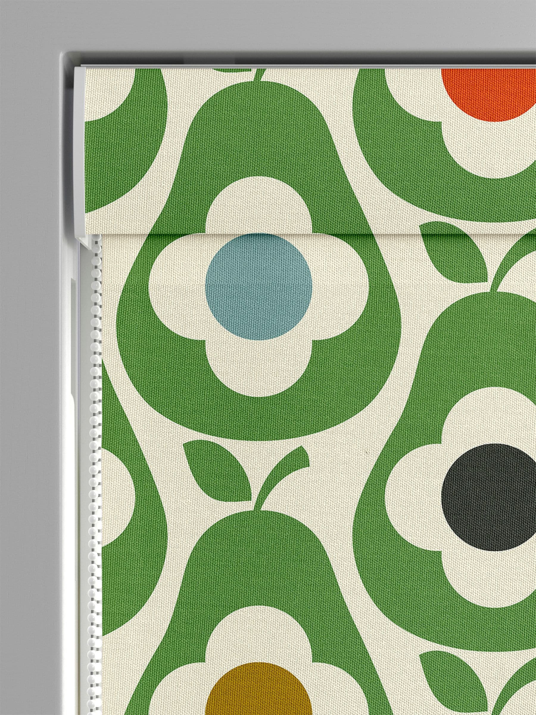 Orla Kiely roman blinds Green Multi Pear made to measure - British product