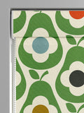 Orla Kiely roman blinds Green Multi Pear made to measure - British product