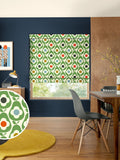 Orla Kiely roman blinds Green Multi Pear made to measure - British product