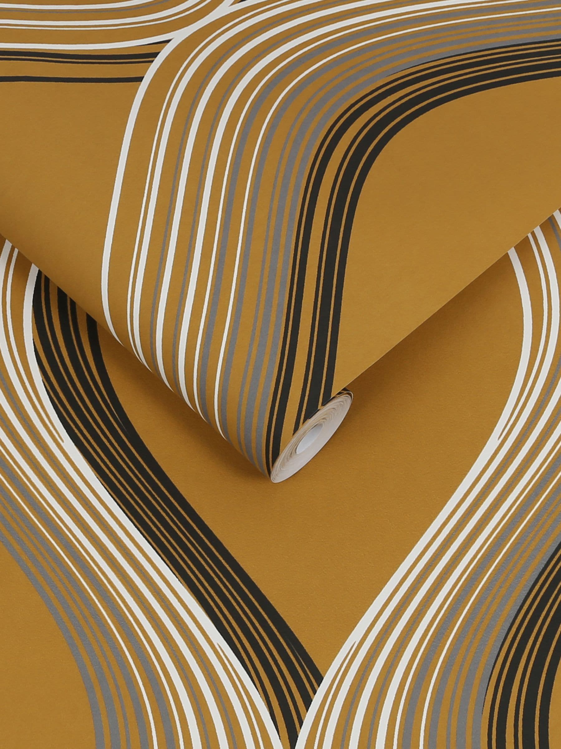 Graham & Brown Euphoria yellow wallpaper (British brand)