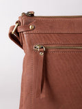 Lakeland Leather Harstone crossbody bag brown - British product