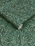 Graham & Brown Green Salix Leaves wallpaper (British brand)