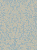 Graham & Brown Blue Hartley Damask wallpaper, imported from the UK