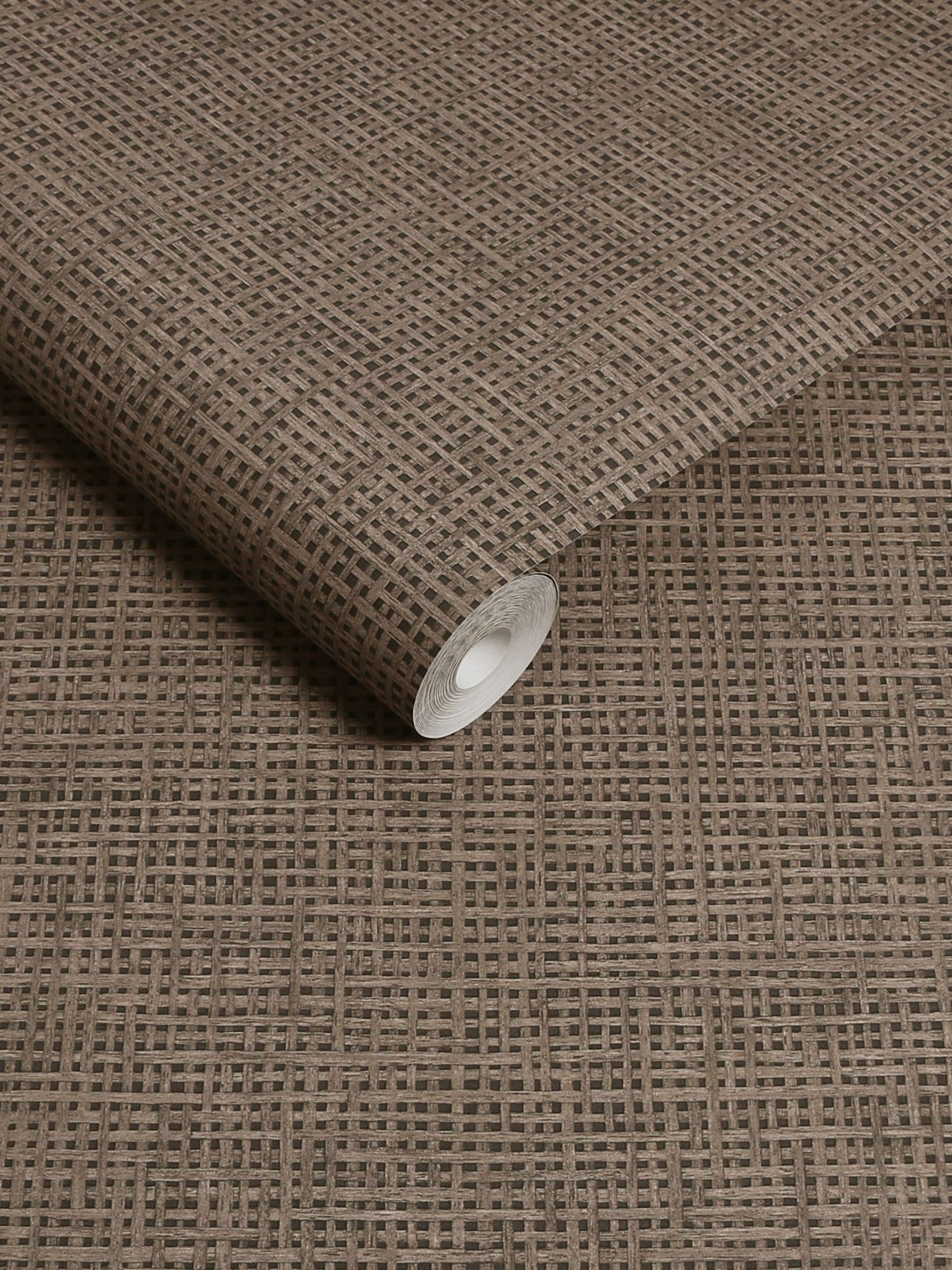 Graham & Brown Glastonbury rustic weft wallpaper sample A4, UK version