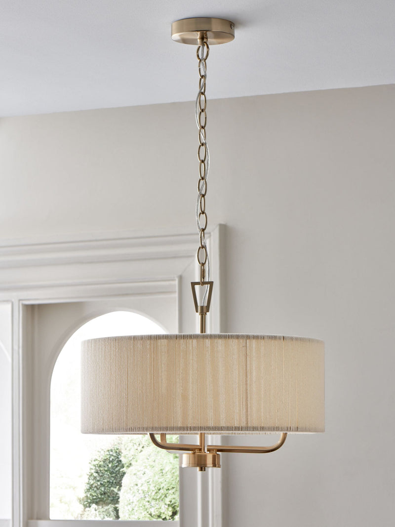 Yale white chandelier 3 light ceiling fixture, imported from the UK