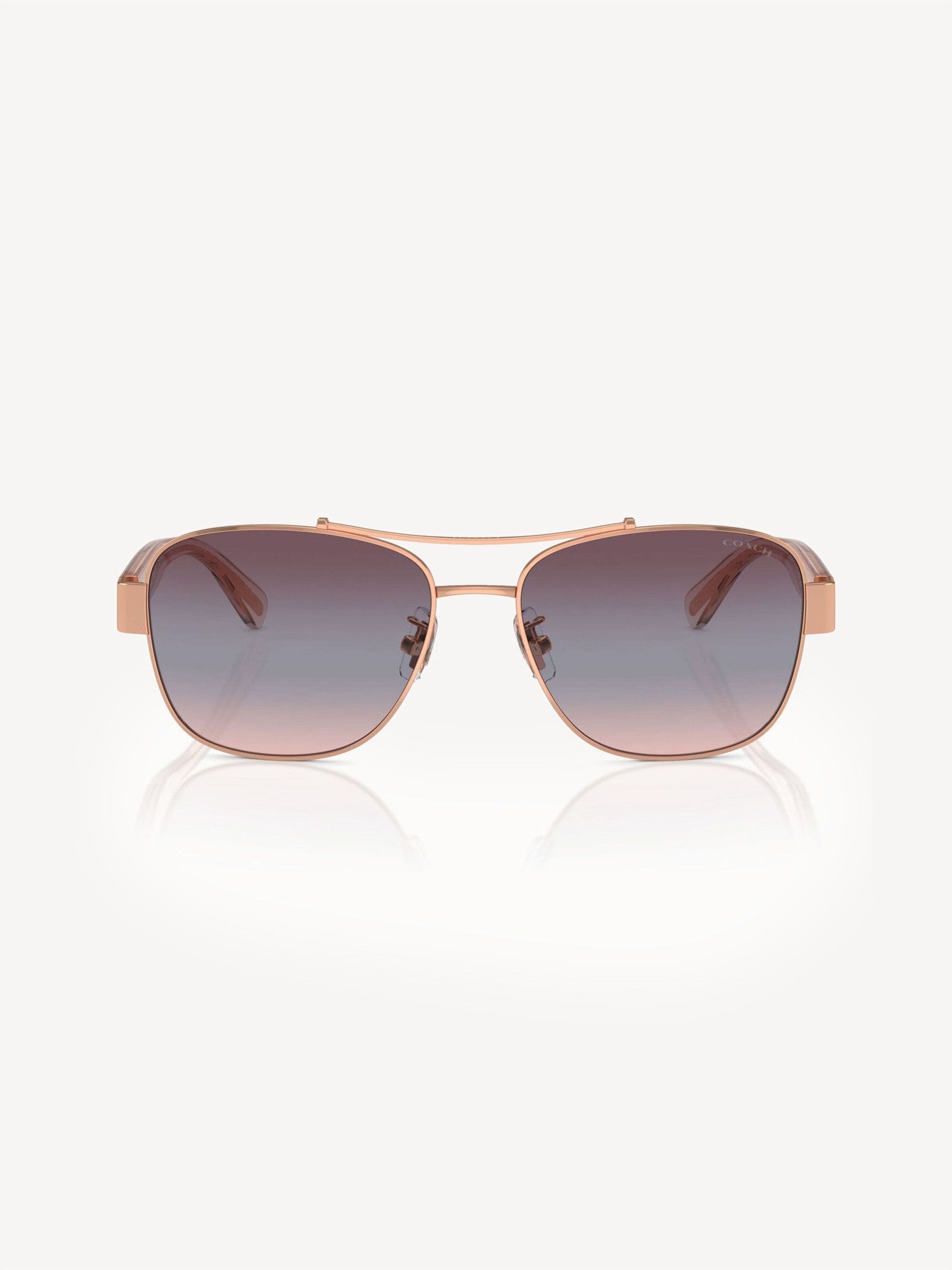 Coach Pink Pilot sunglasses Hc7161, imported from the UK