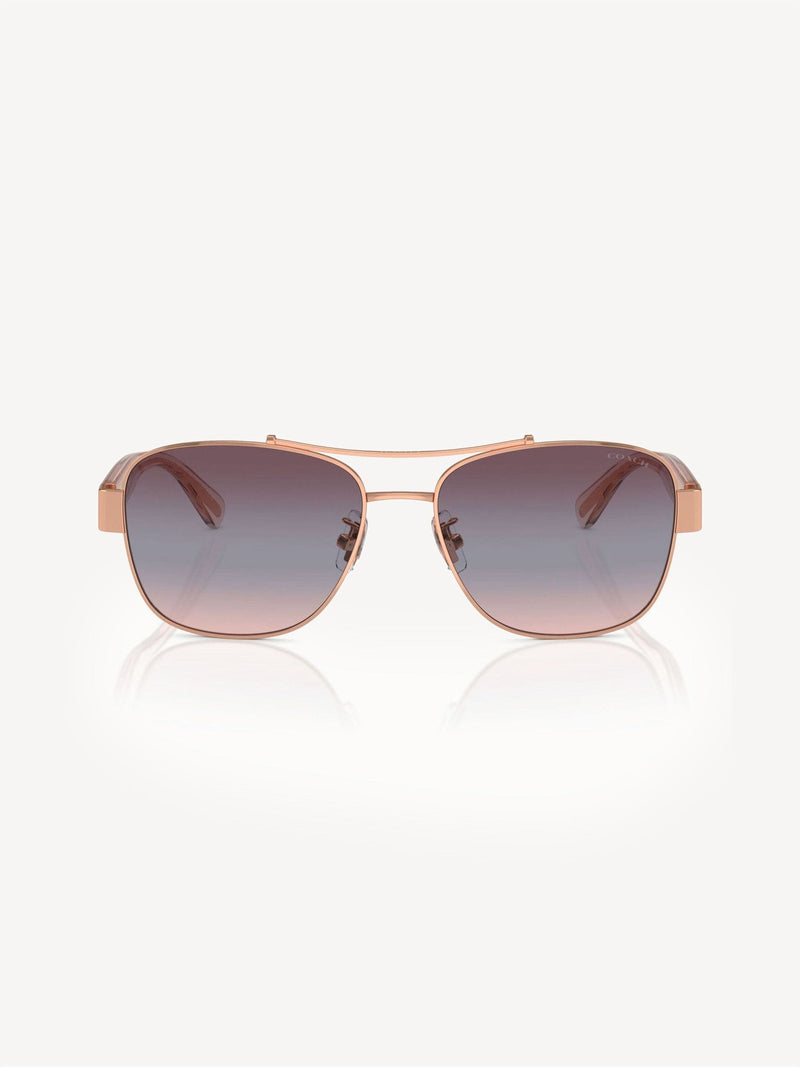 Coach Pink Pilot sunglasses Hc7161, imported from the UK