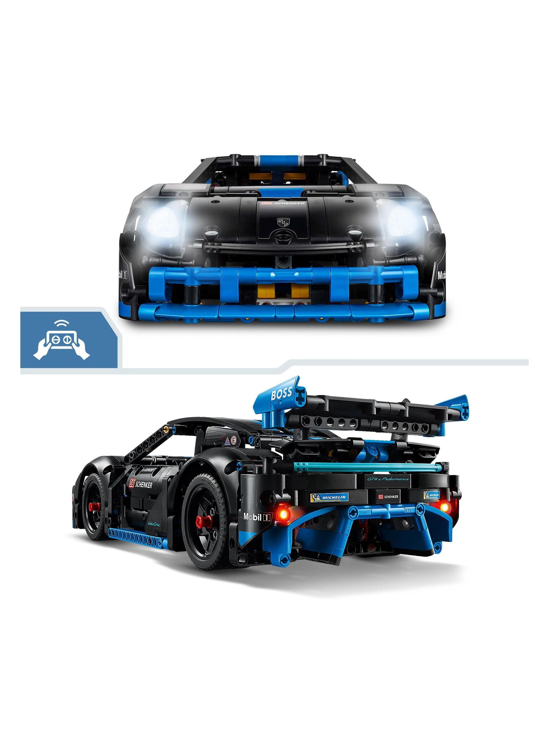 LEGO Technic Porsche GT4 ePerformance Race Car 834-piece set, UK version