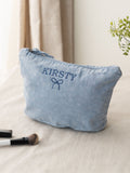 No Ordinary Gift personalised bow design makeup bag - British product