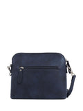 Pavers blue crossbody bag with zip fastening (British brand)