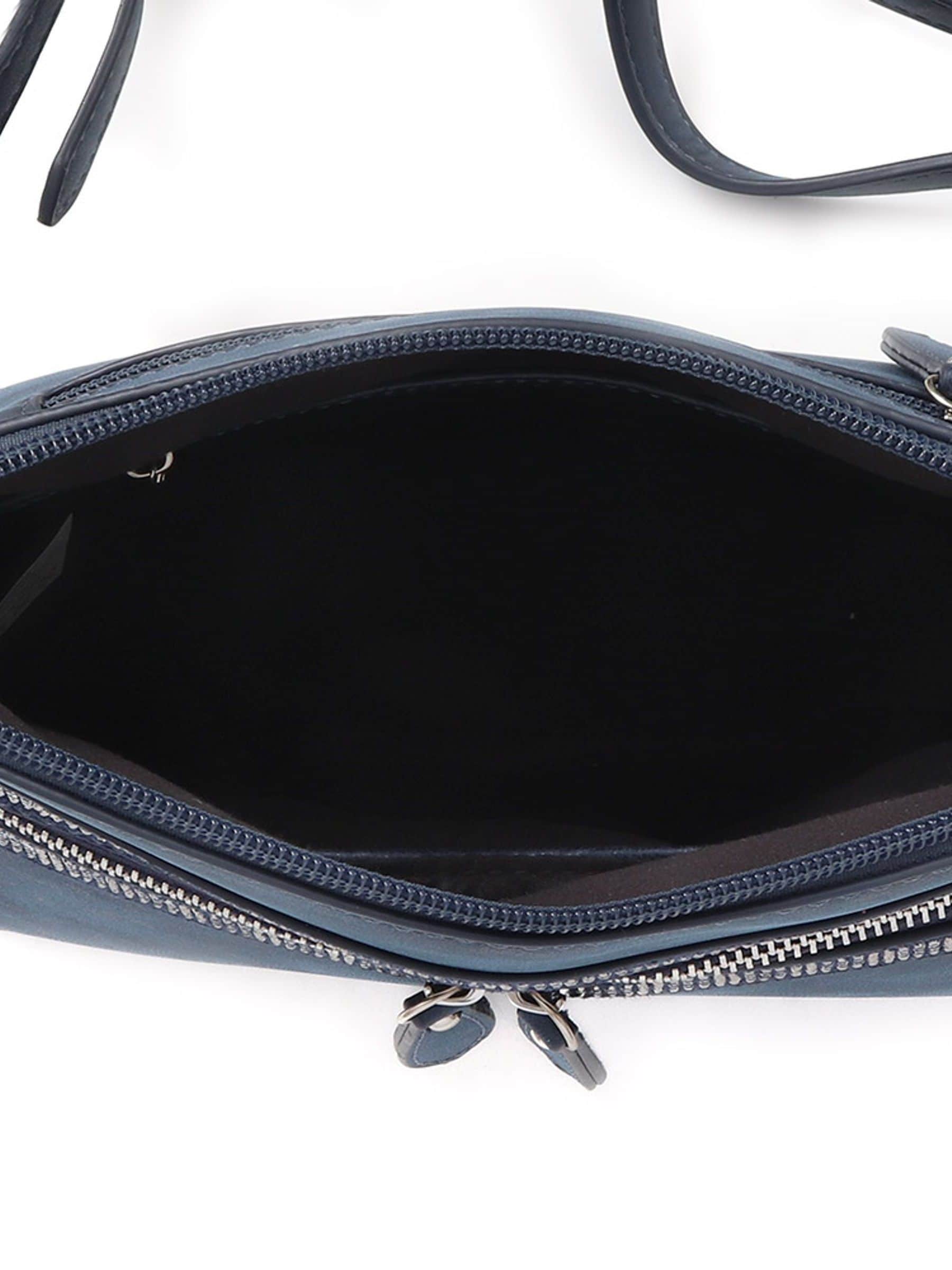 Pavers blue crossbody bag with zip fastening (British brand)