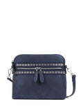 Pavers blue crossbody bag with zip fastening (British brand)