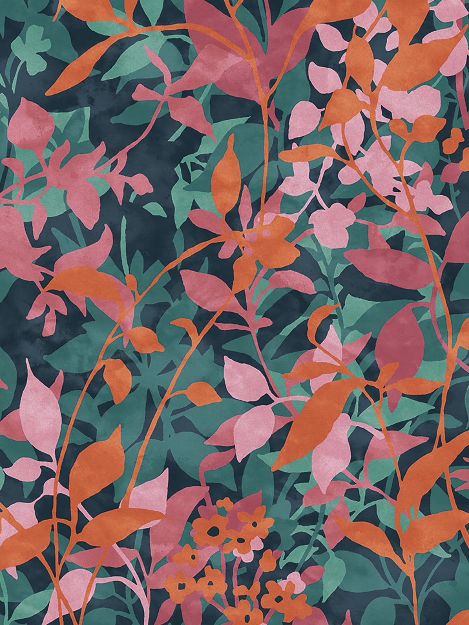 Graham & Brown Vivid Fleur wallpaper sample A4, UK version