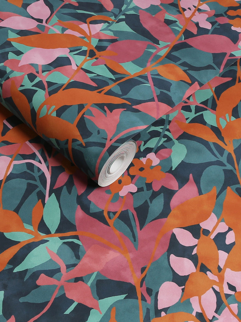 Graham & Brown Vivid Fleur wallpaper sample A4, UK version
