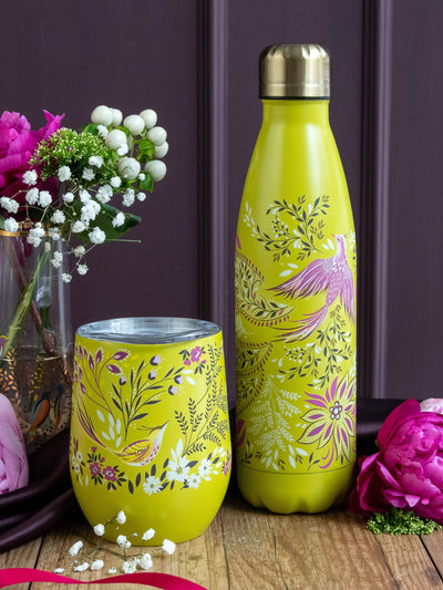 Next Sara Miller Green Haveli Garden Insulated Stainless Steel Water Bottle 500ml- Buy online at McGrocer