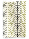 Orla Kiely black and olive green Linear Stem roller blinds, UK version