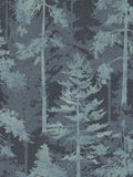 Graham & Brown Blue Norse Forrest wallpaper, imported from the UK