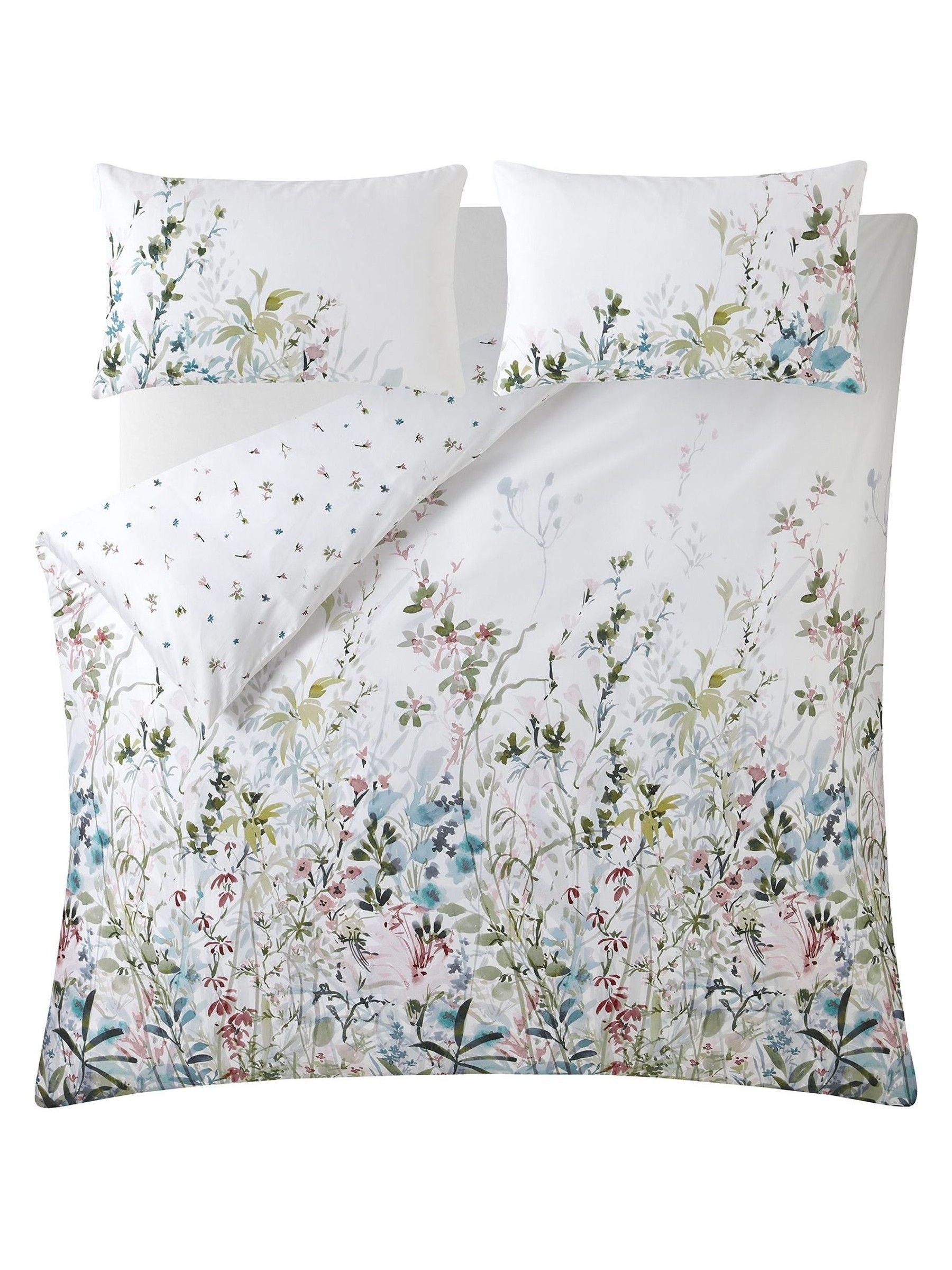 Laura Ashley Pointon Fields duvet cover set in cotton sateen, UK version