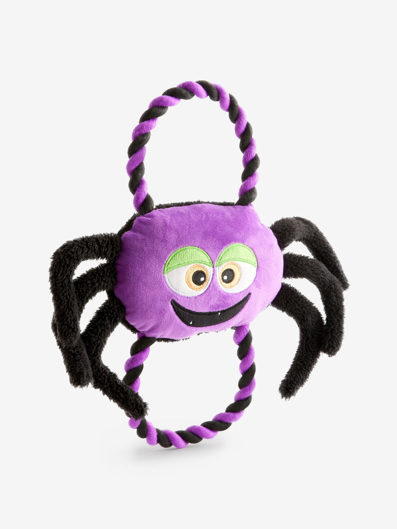Black purple spider rope toy for pets - British product