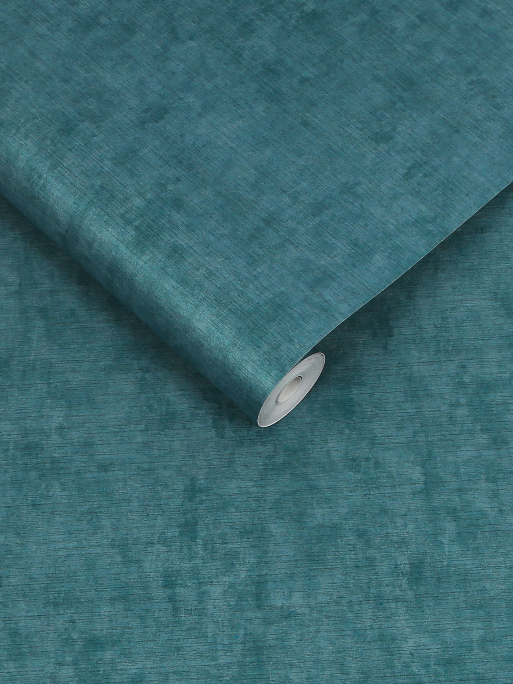 Graham & Brown Organdy wallpaper teal textured design - British product