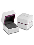 Beaverbrooks Black Platinum and Zirconium Wedding Ring