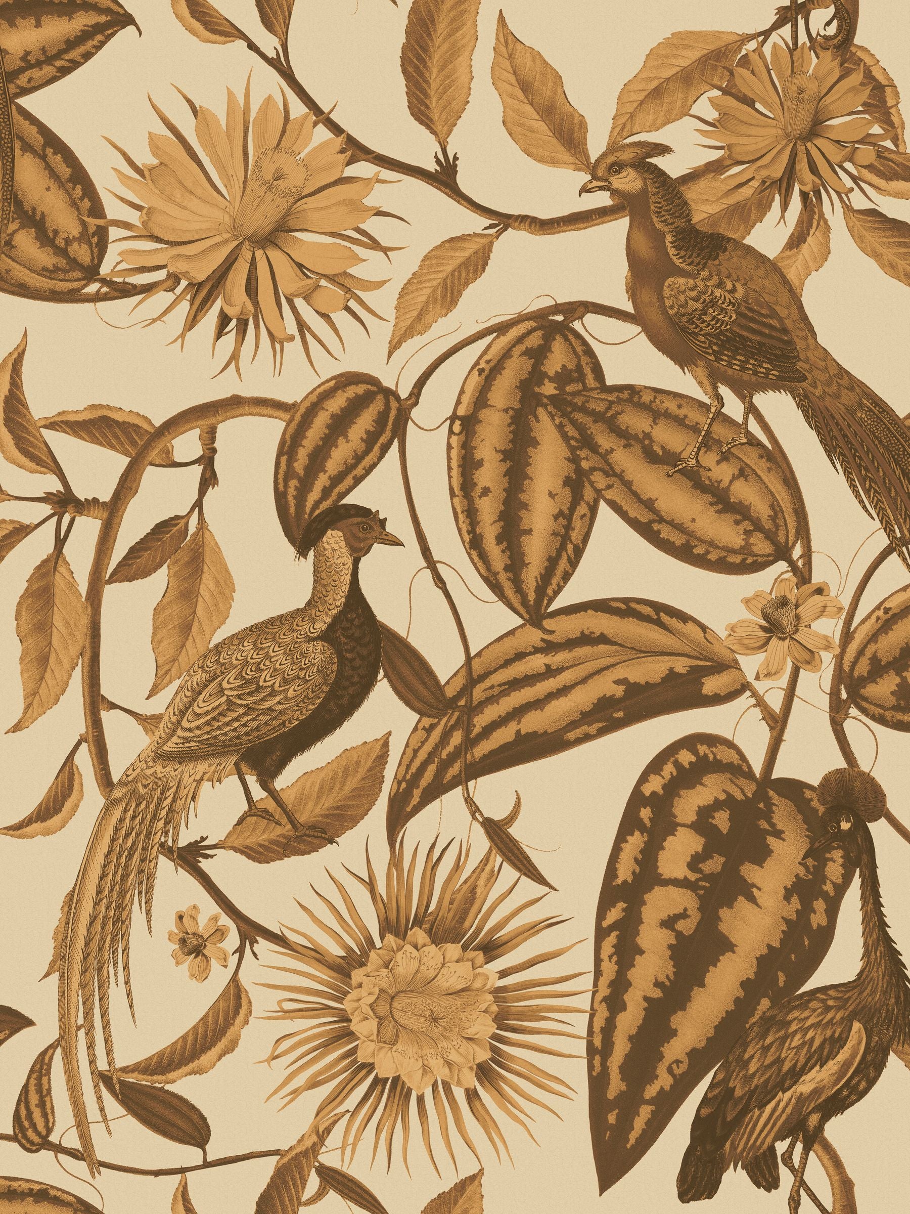 Graham & Brown Amhersts Garden bronze wallpaper (British brand)
