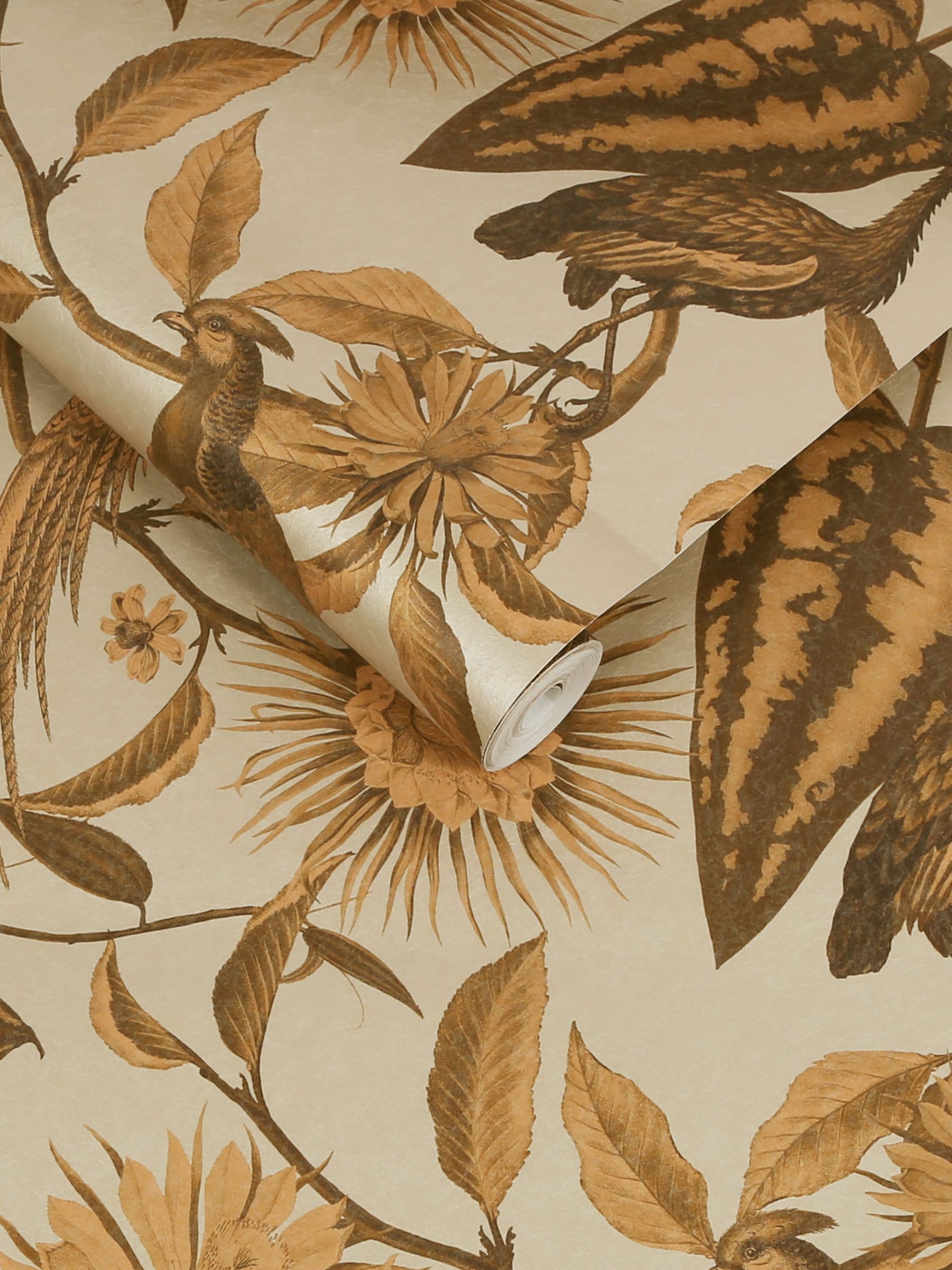 Graham & Brown Amhersts Garden bronze wallpaper (British brand)