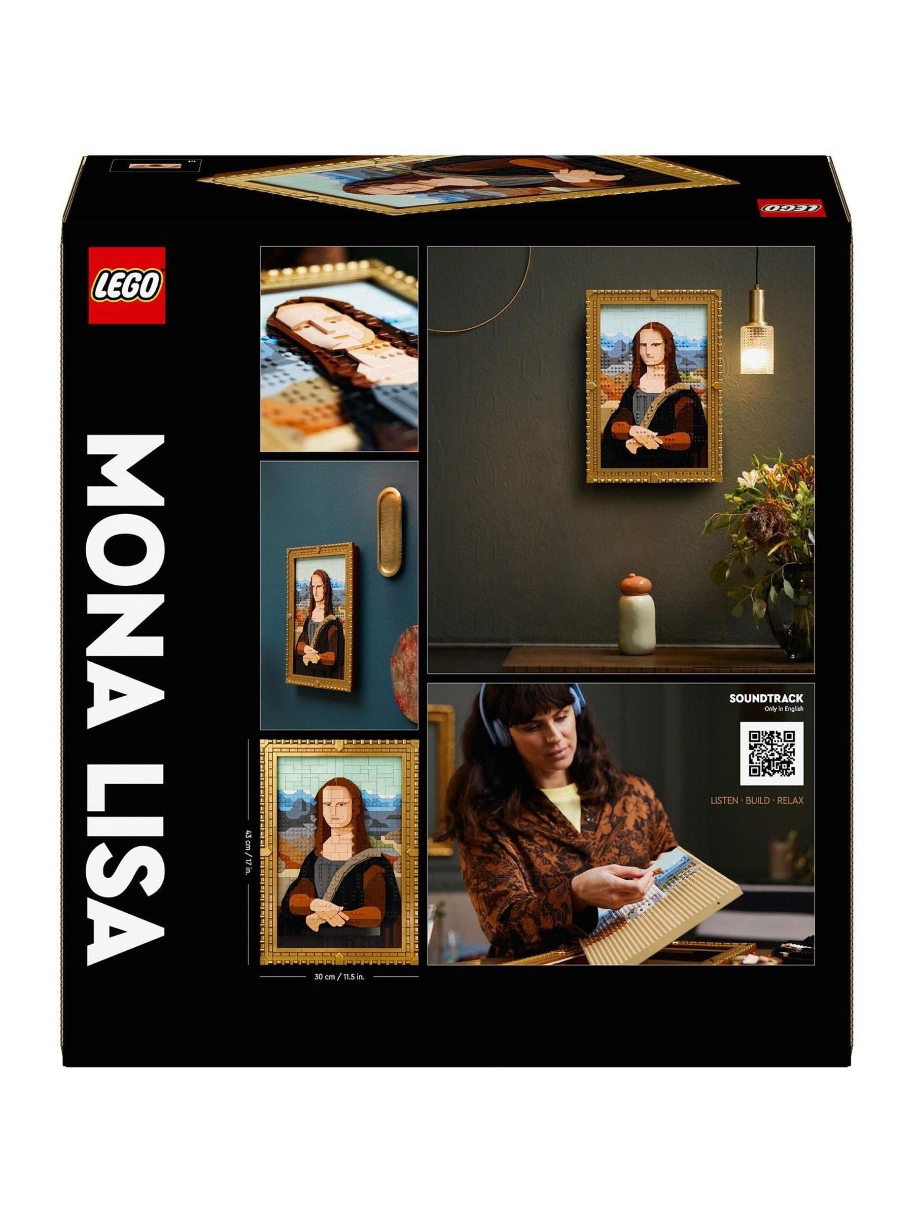 LEGO Art Mona Lisa building set 1503 pieces, imported from the UK