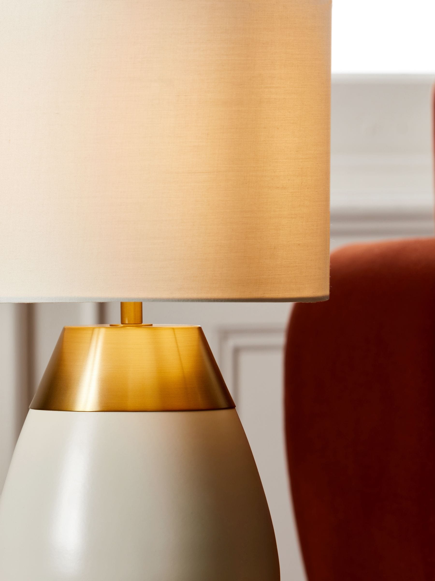Kit champagne gold touch table lamp 41cm - British product