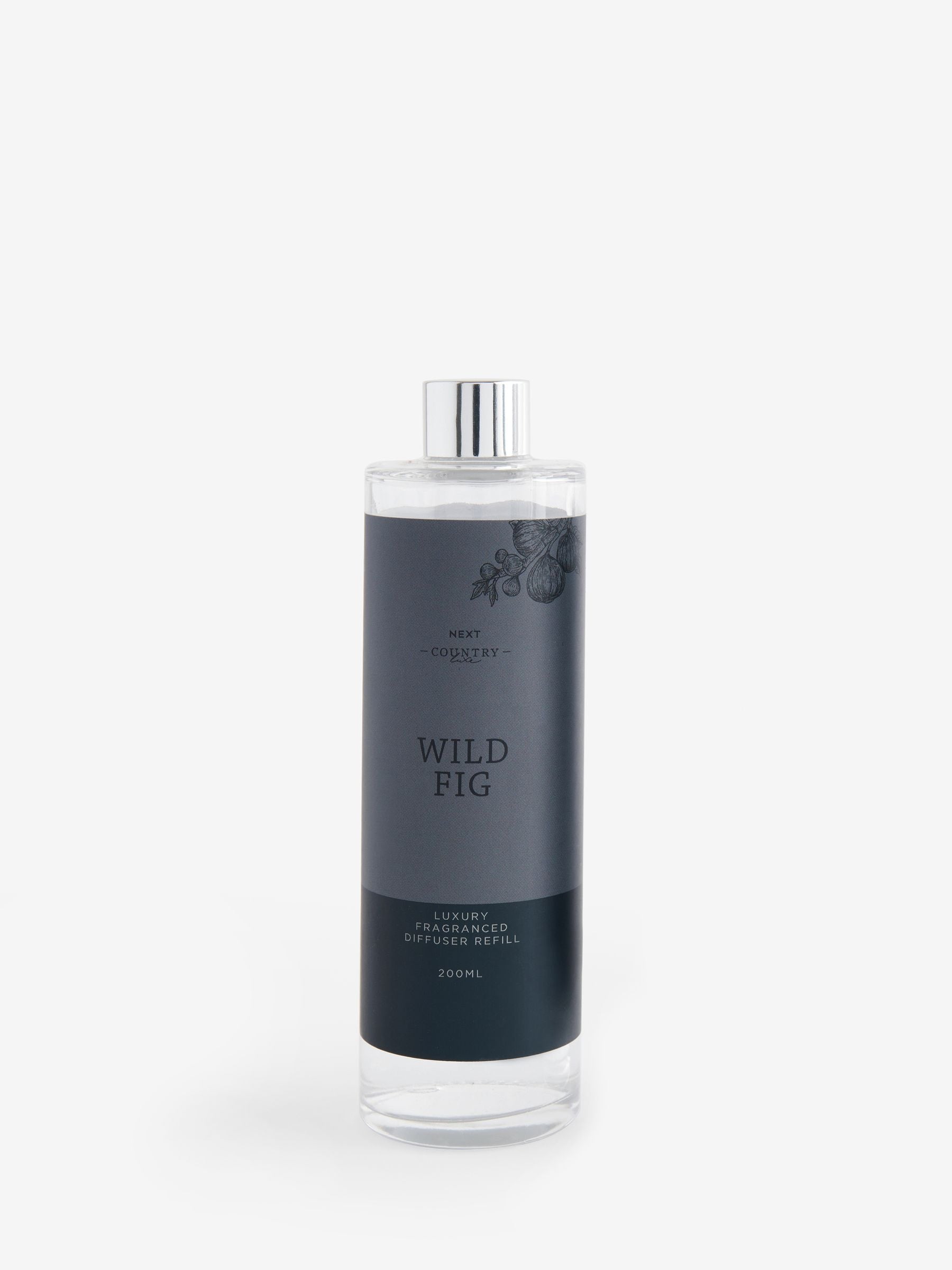 Country Luxe wild fig and cedar reed diffuser refill 200ml - British product