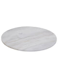 Premier white round marble lazy Susan 35cm, imported from the UK