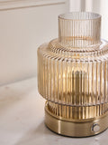 Lipsy brass USB rechargeable table lamp 20cm - British product