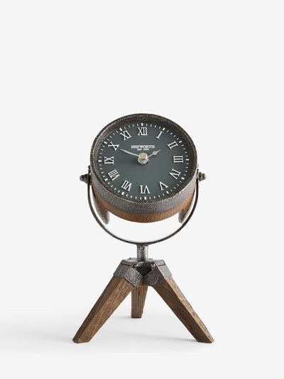 Next Black Vintage Lamp Mantel Clock Decorative Mantel Clock 19cm x 12cm x 12cm- Buy online at McGrocer
