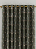 Joules Olive Chamomile blackout eyelet curtains 229x183cm (British brand)