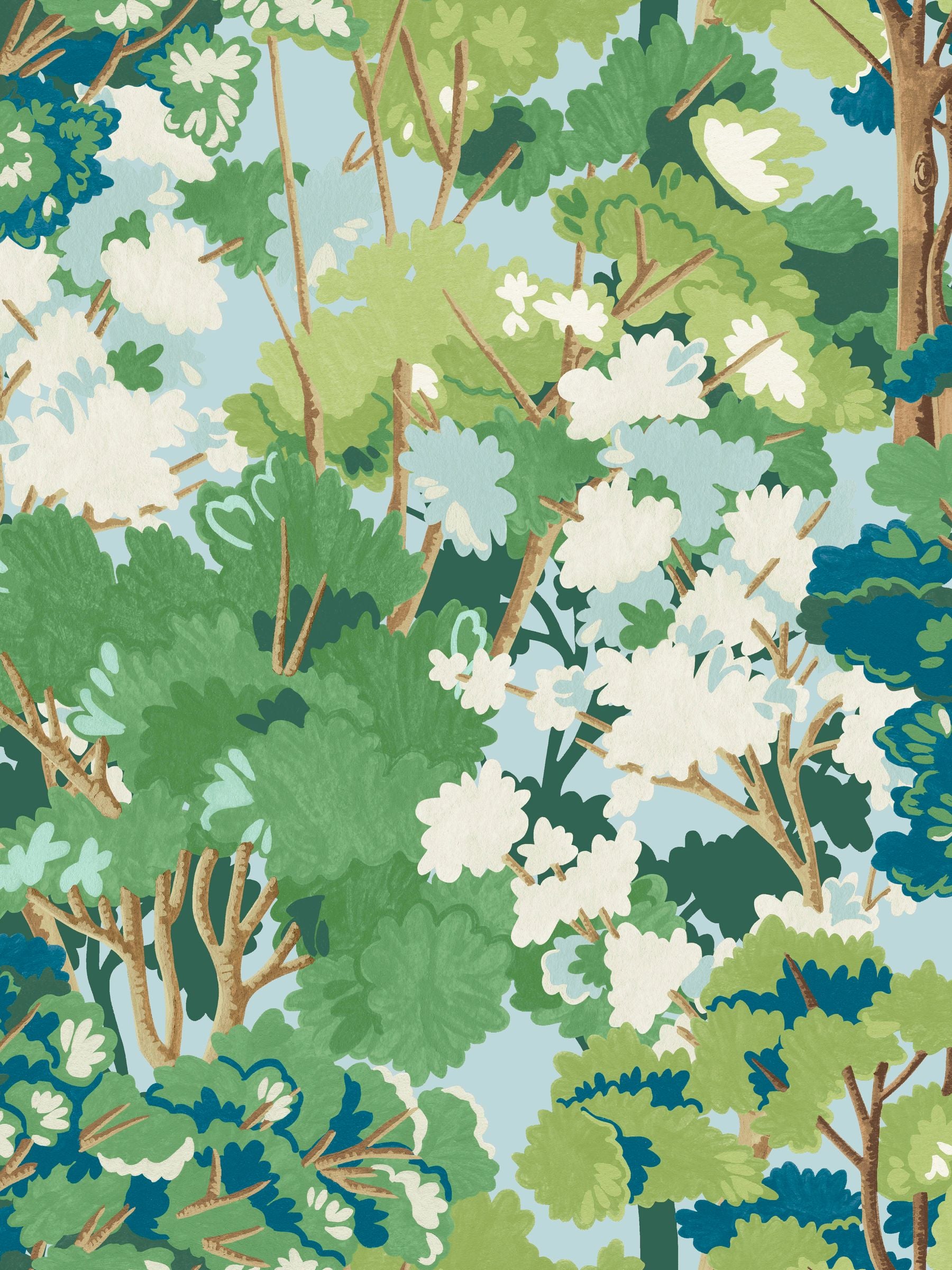 Graham Brown wallpaper sample Folklore Tree Sky, UK version