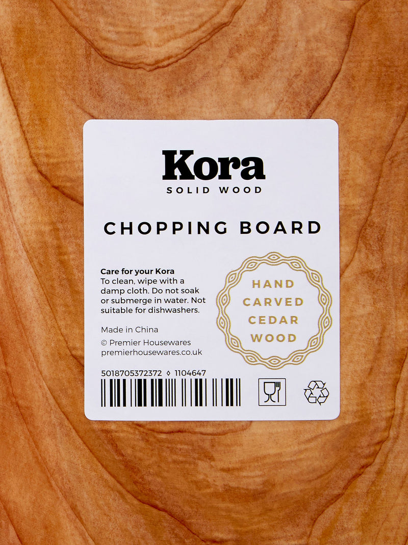 Maison by Premier Brown Kora Chopping Board
