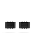 SolarCentre mini trio solar wall lights set of 2 black - British product