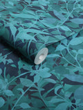 Graham & Brown wallpaper sample Midnight Fleur A4, UK version